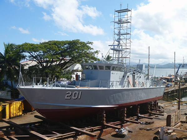 PSS Shaft Seal on a RFNS Kula 201 Patrol Boat