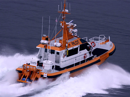 PSS on pilot boat Astoria, OR