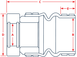PSS Rudder Seal dimensions