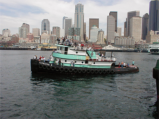 PSS on tugboat Seattle, WA