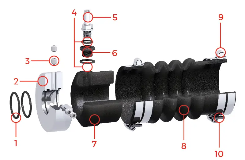 PSS Shaft Seal blowapart image